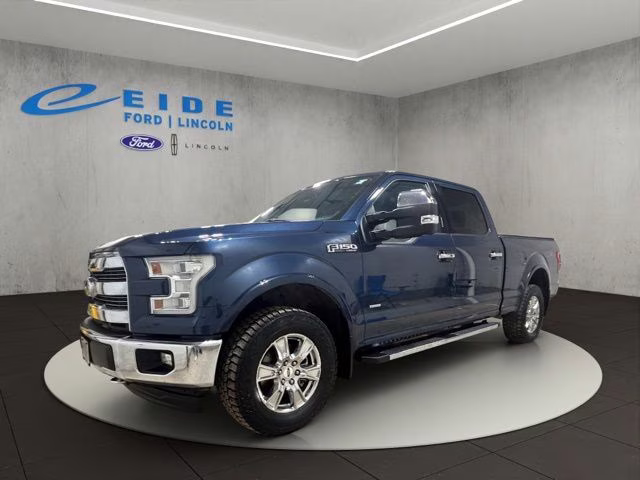 2017 Blue Jeans Metallic Ford F-150 Lariat 4X4 Truck
