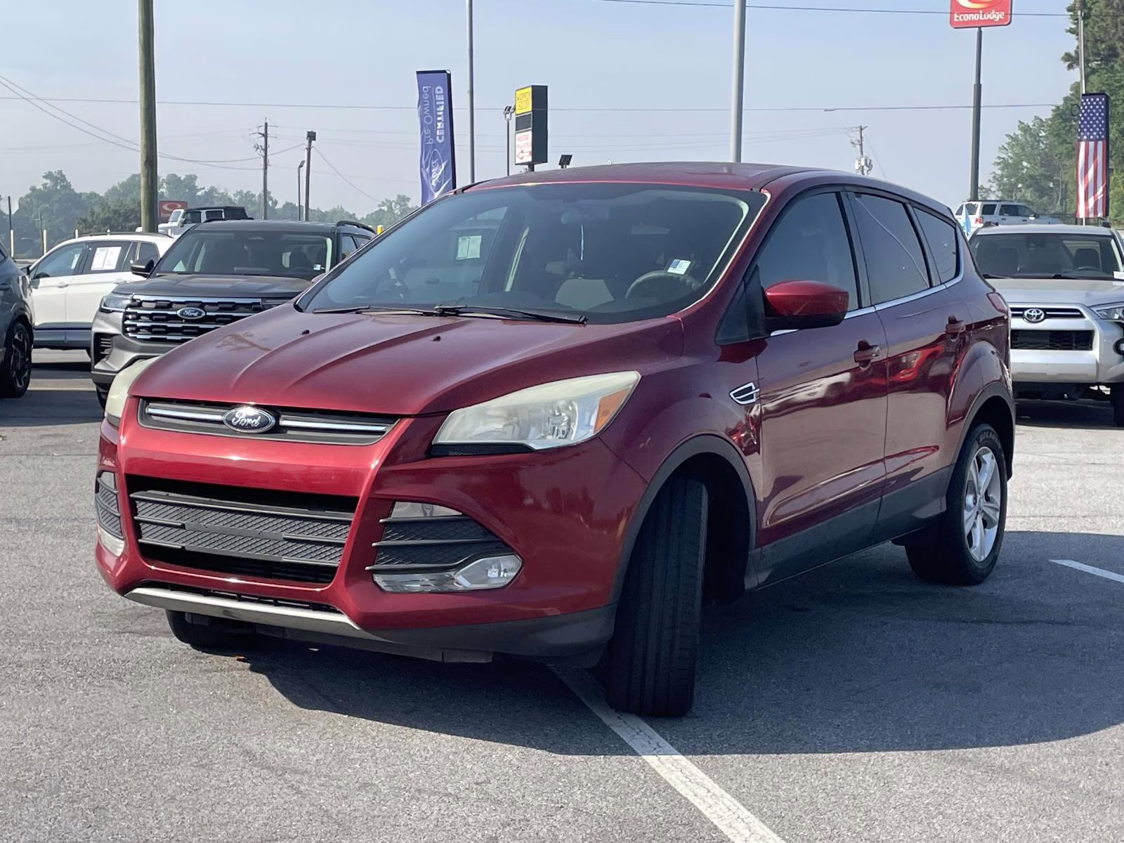2013 Ruby Red Tinted Clearcoat Ford Escape SE 4X4 SUV