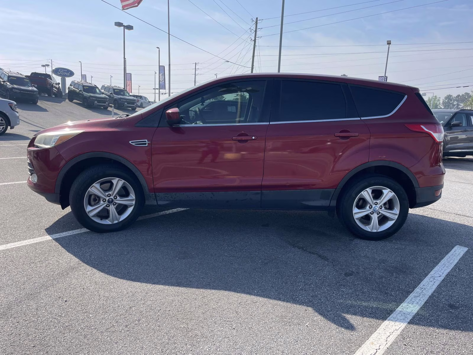 2013 Ruby Red Tinted Clearcoat Ford Escape SE 4X4 SUV