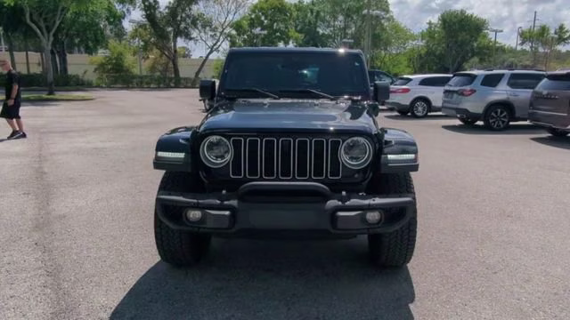 2025 Black Clearcoat Jeep Wrangler 4xe Backcountry 4X4 Convertible