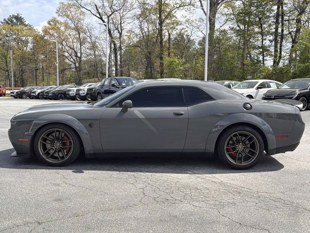 2023 Destroyer Gray Clearcoat Dodge Challenger SRT Hellcat Widebody RWD Coupe