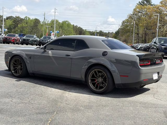 2023 Destroyer Gray Clearcoat Dodge Challenger SRT Hellcat Widebody RWD Coupe