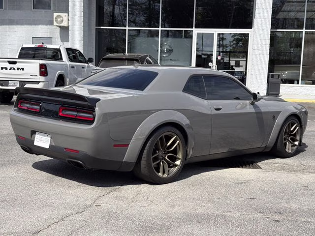 2023 Destroyer Gray Clearcoat Dodge Challenger SRT Hellcat Widebody RWD Coupe