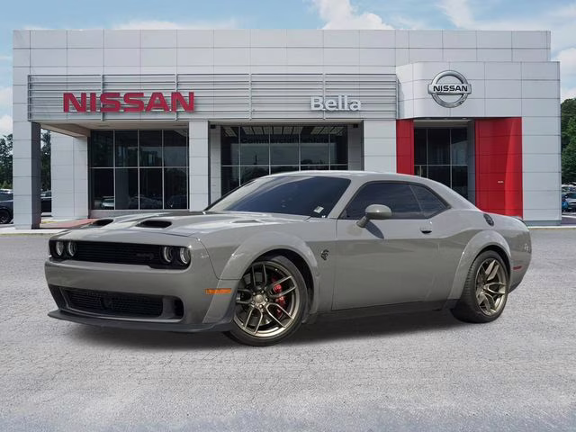 2023 Destroyer Gray Clearcoat Dodge Challenger SRT Hellcat Widebody RWD Coupe