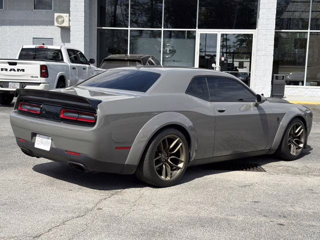 2023 Destroyer Gray Clearcoat Dodge Challenger SRT Hellcat Widebody RWD Coupe