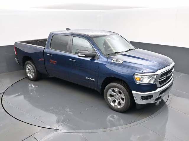 2022 Patriot Blue Pearlcoat Ram 1500 Big Horn/Lone Star 4X4 Truck