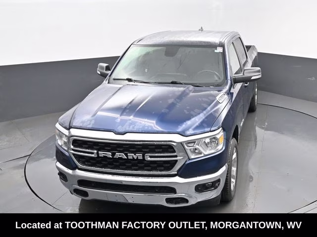 2022 Patriot Blue Pearlcoat Ram 1500 Big Horn/Lone Star 4X4 Truck