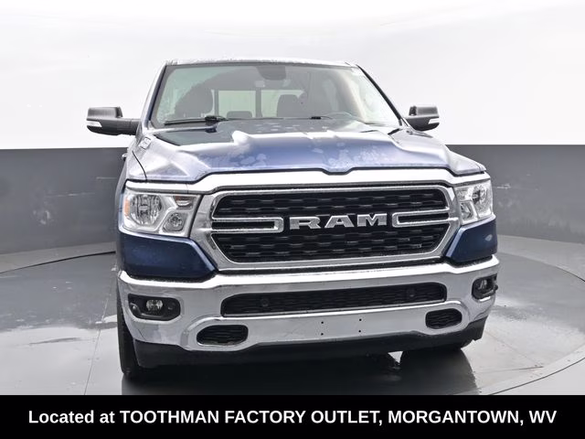 2022 Patriot Blue Pearlcoat Ram 1500 Big Horn/Lone Star 4X4 Truck