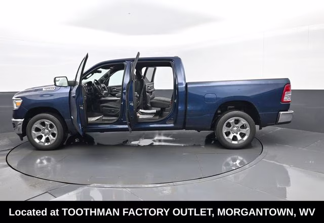 2022 Patriot Blue Pearlcoat Ram 1500 Big Horn/Lone Star 4X4 Truck
