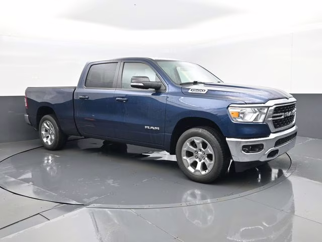 2022 Patriot Blue Pearlcoat Ram 1500 Big Horn/Lone Star 4X4 Truck