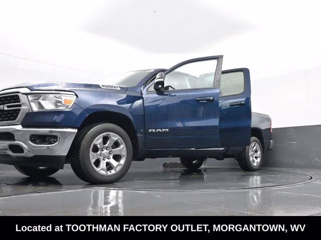 2022 Patriot Blue Pearlcoat Ram 1500 Big Horn/Lone Star 4X4 Truck
