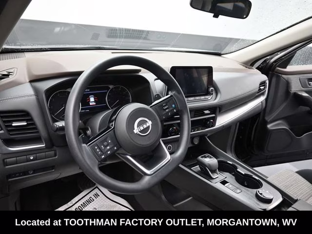 2023 Super Black Nissan Rogue SV AWD SUV