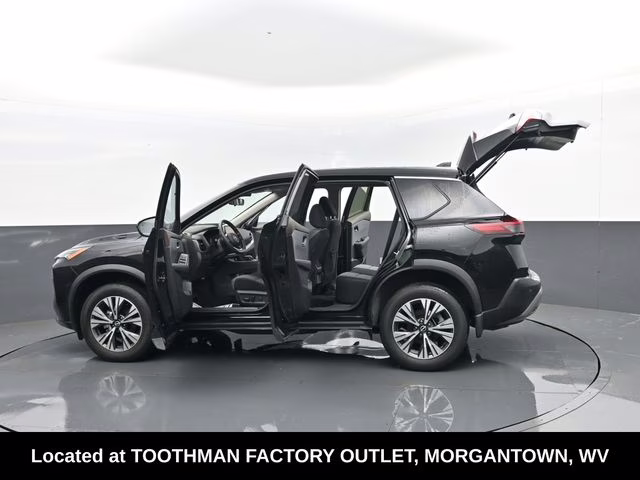 2023 Super Black Nissan Rogue SV AWD SUV