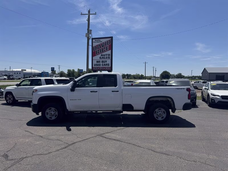2021 Summit White Chevrolet Silverado 2500HD Work Truck 4X4 Truck