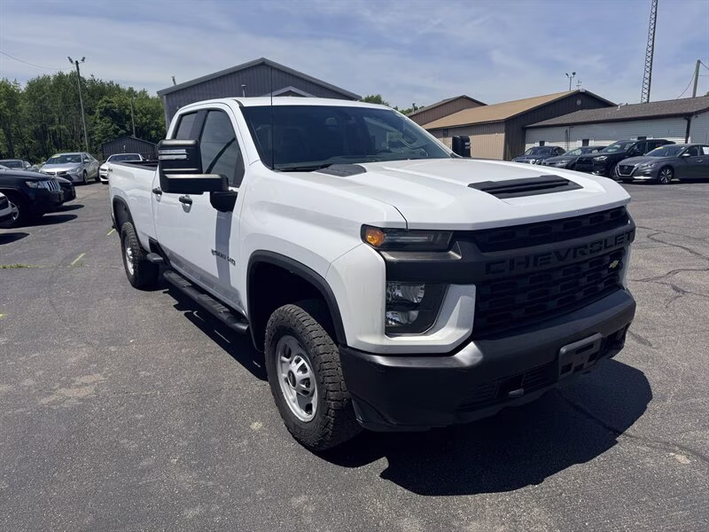 2021 Summit White Chevrolet Silverado 2500HD Work Truck 4X4 Truck