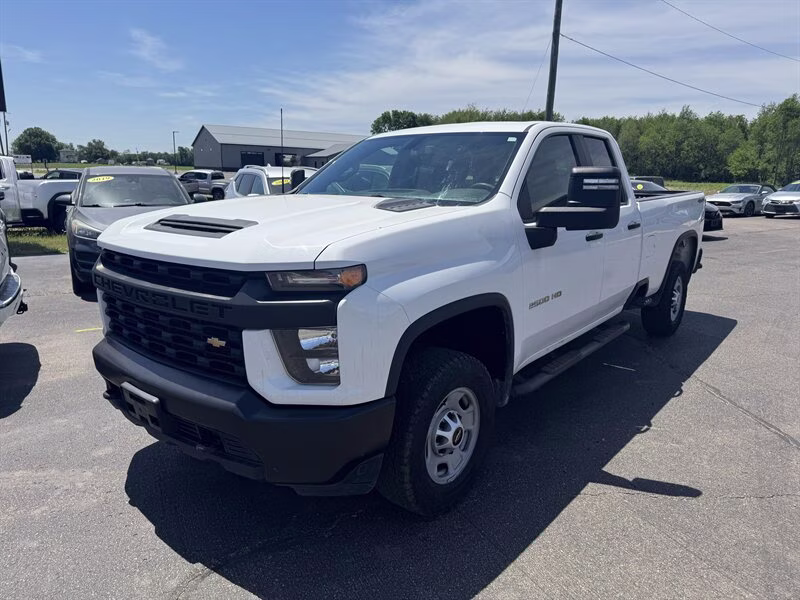2021 Summit White Chevrolet Silverado 2500HD Work Truck 4X4 Truck