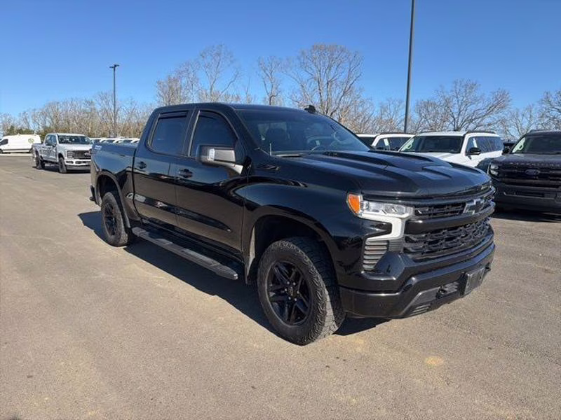 2023 Black Chevrolet Silverado LT Trail Boss 4X4 Truck