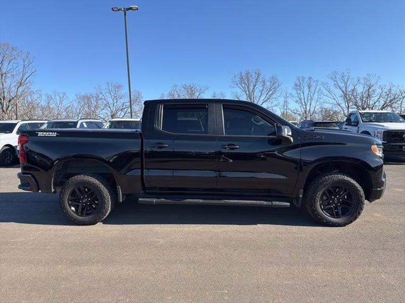2023 Black Chevrolet Silverado LT Trail Boss 4X4 Truck