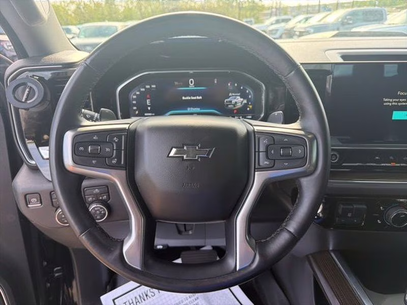 2023 Black Chevrolet Silverado LT Trail Boss 4X4 Truck