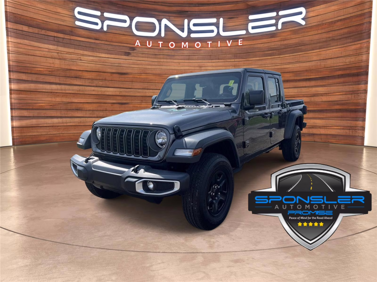 2026 Granite Crystal Metallic Clearcoat Jeep Gladiator Sport 4X4 Truck