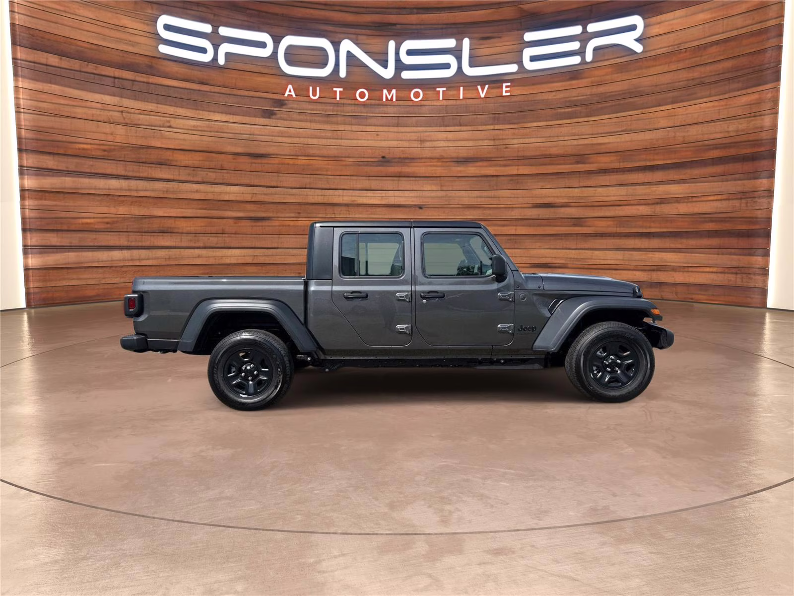 2026 Granite Crystal Metallic Clearcoat Jeep Gladiator Sport 4X4 Truck