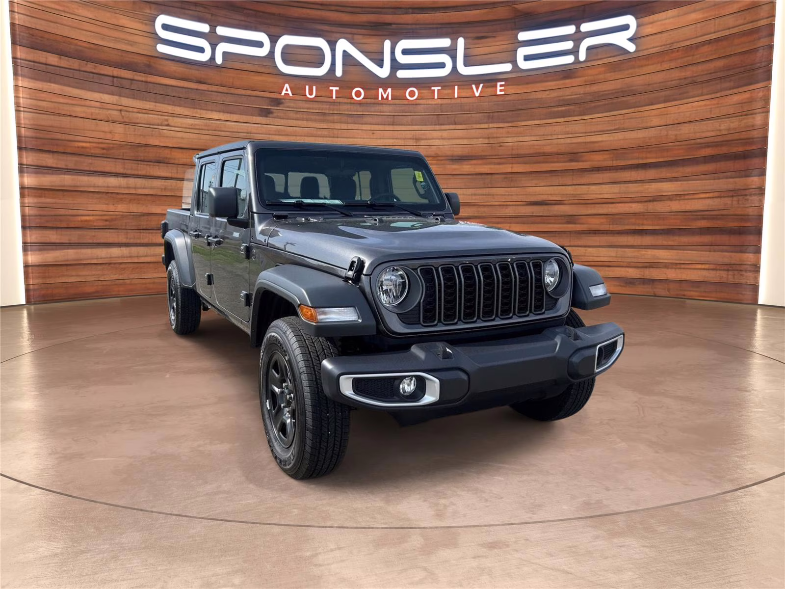 2026 Granite Crystal Metallic Clearcoat Jeep Gladiator Sport 4X4 Truck