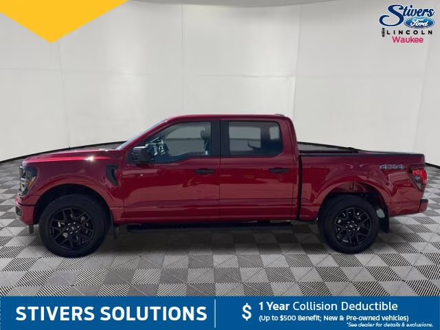 2024 Red Metallic Ford F-150 STX 4X4 Truck