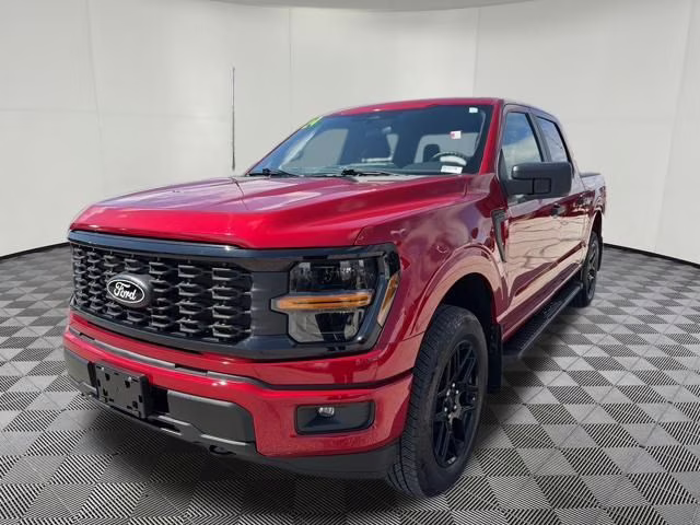 2024 Red Metallic Ford F-150 STX 4X4 Truck