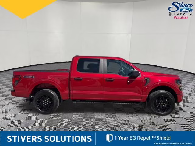 2024 Red Metallic Ford F-150 STX 4X4 Truck
