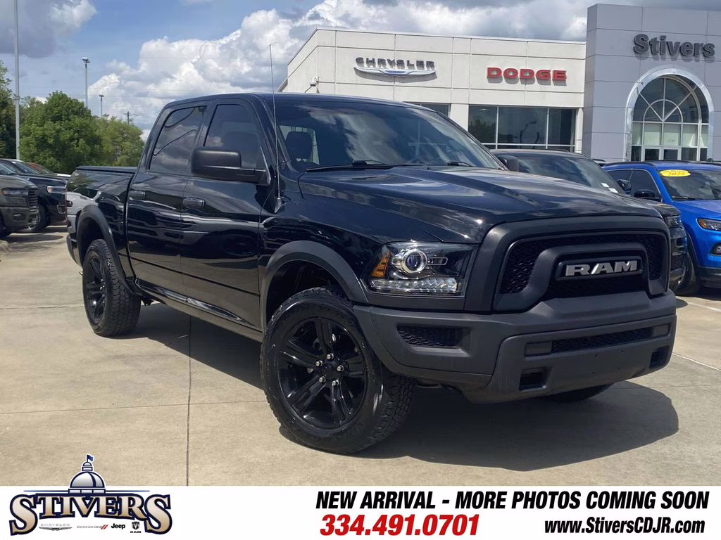 2024 Diamond Black Crystal Pearlcoat Ram 1500 Classic Warlock 4X4 Truck