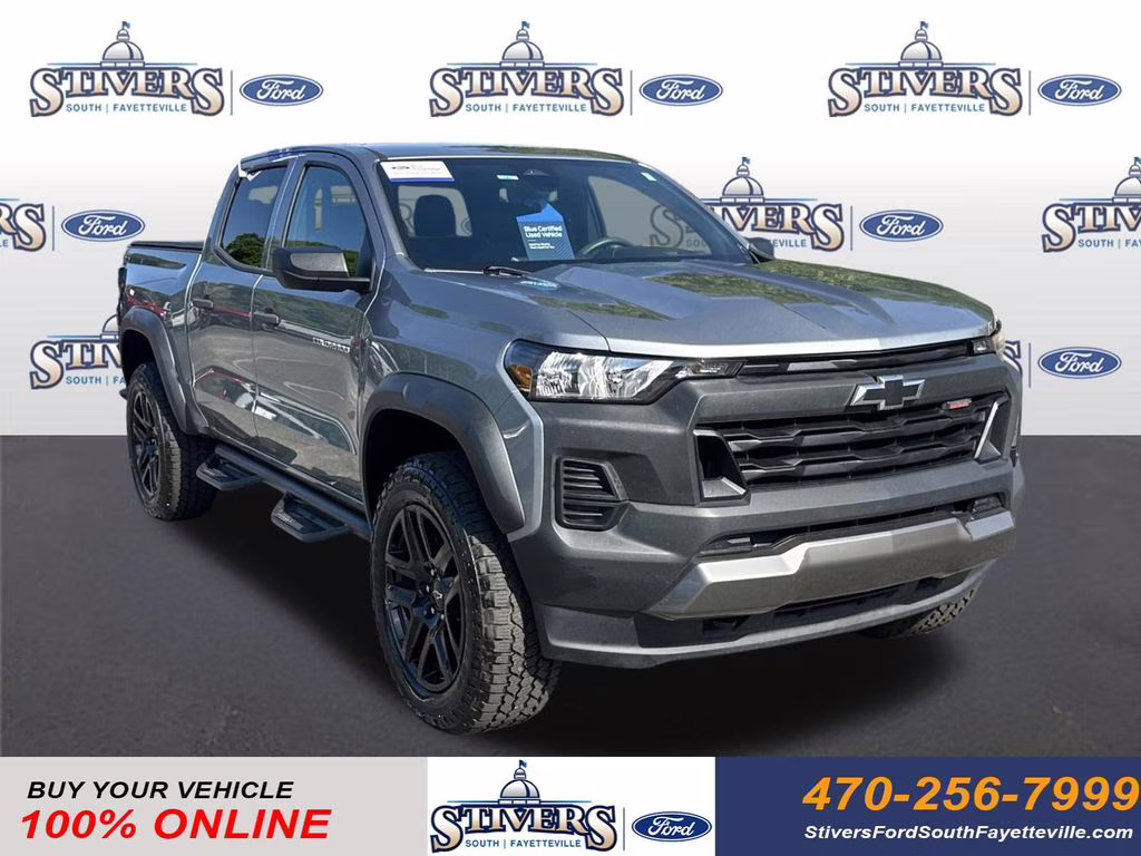 2024 Sterling Gray Metallic Chevrolet Colorado Trail Boss 4X4 Truck