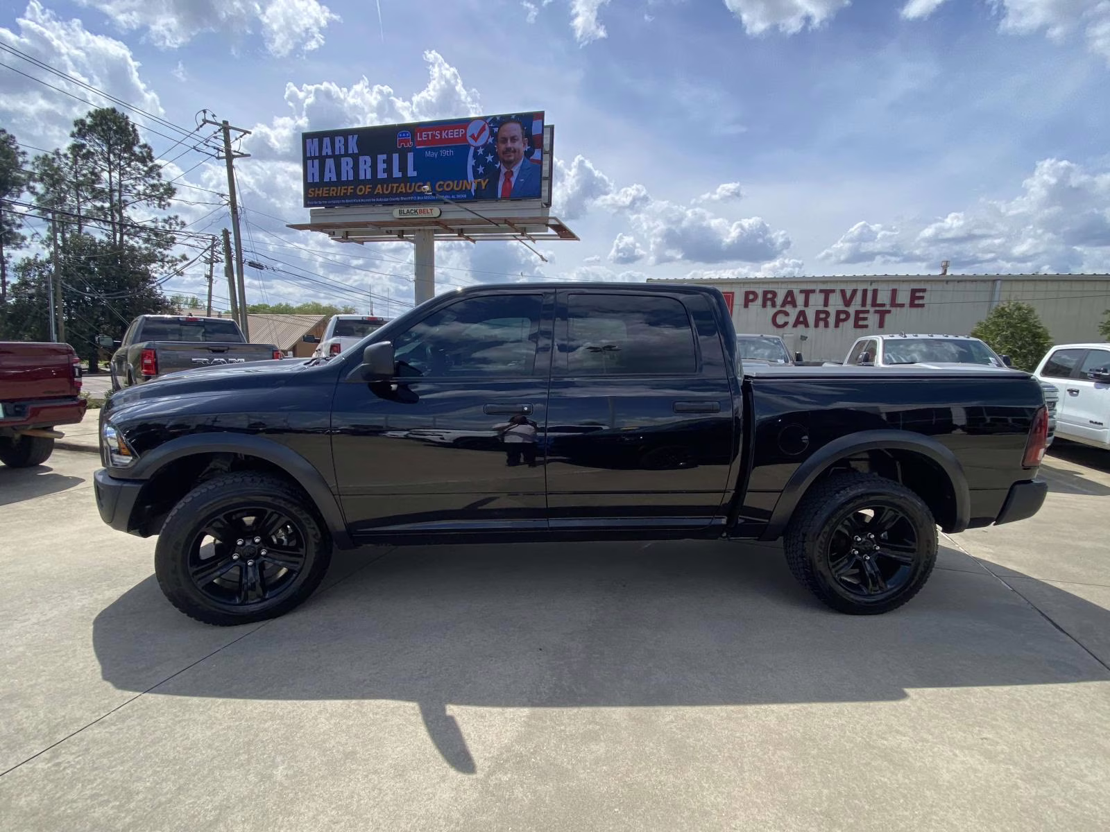 2024 Diamond Black Crystal Pearlcoat Ram 1500 Classic Warlock 4X4 Truck