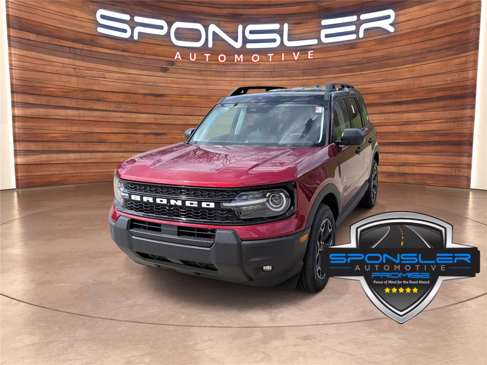 2026 Ruby Red Metallic Tinted Clearcoat Ford Bronco Sport Outer Banks 4X4 SUV