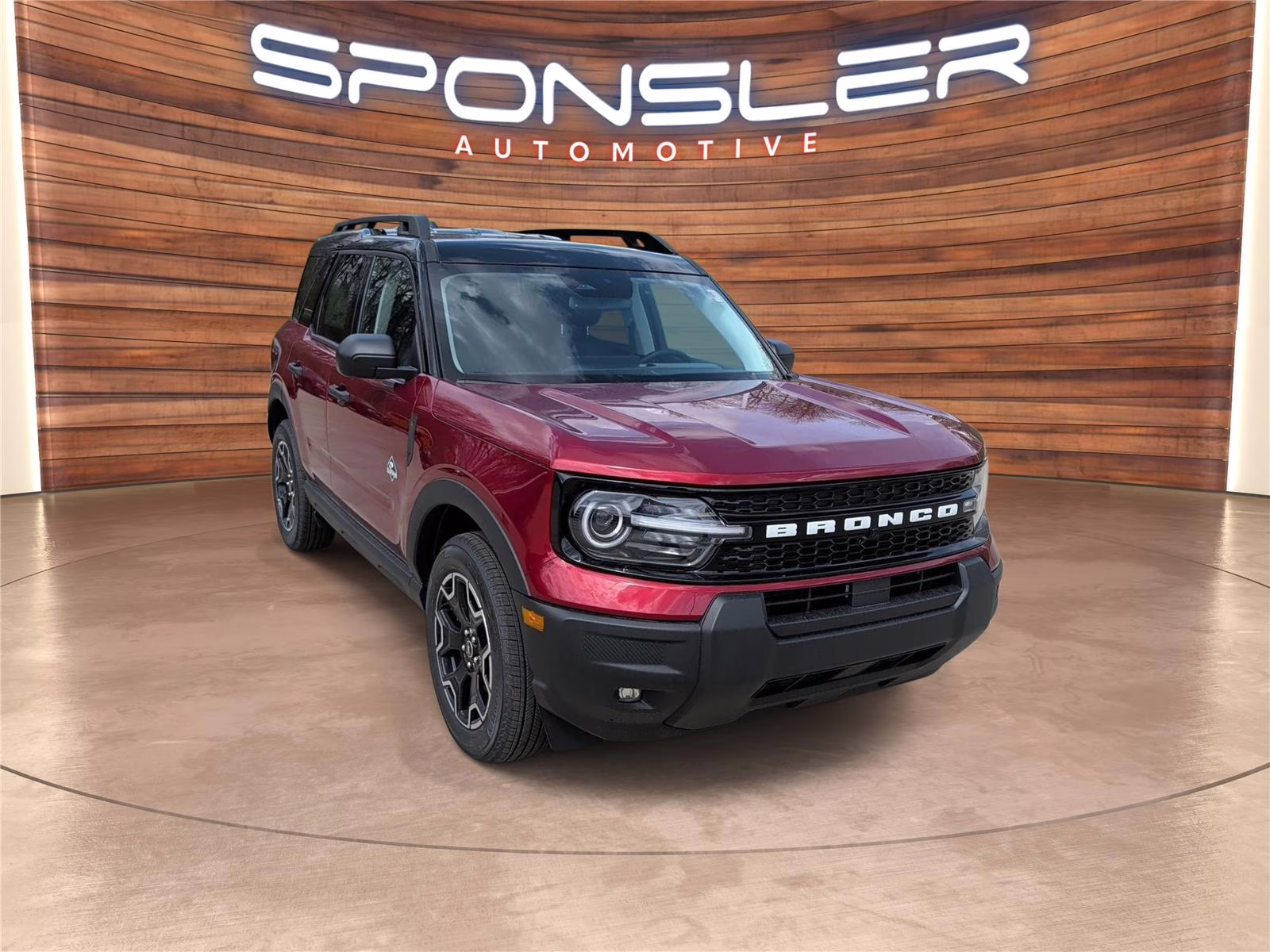 2026 Ruby Red Metallic Tinted Clearcoat Ford Bronco Sport Outer Banks 4X4 SUV