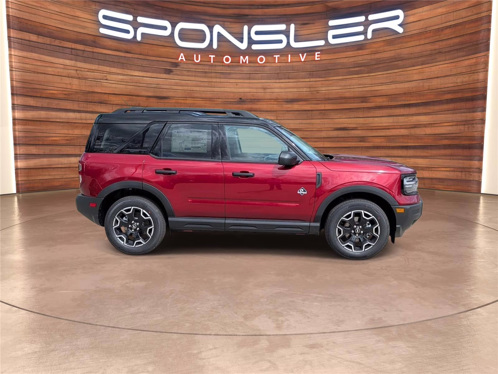 2026 Ruby Red Metallic Tinted Clearcoat Ford Bronco Sport Outer Banks 4X4 SUV