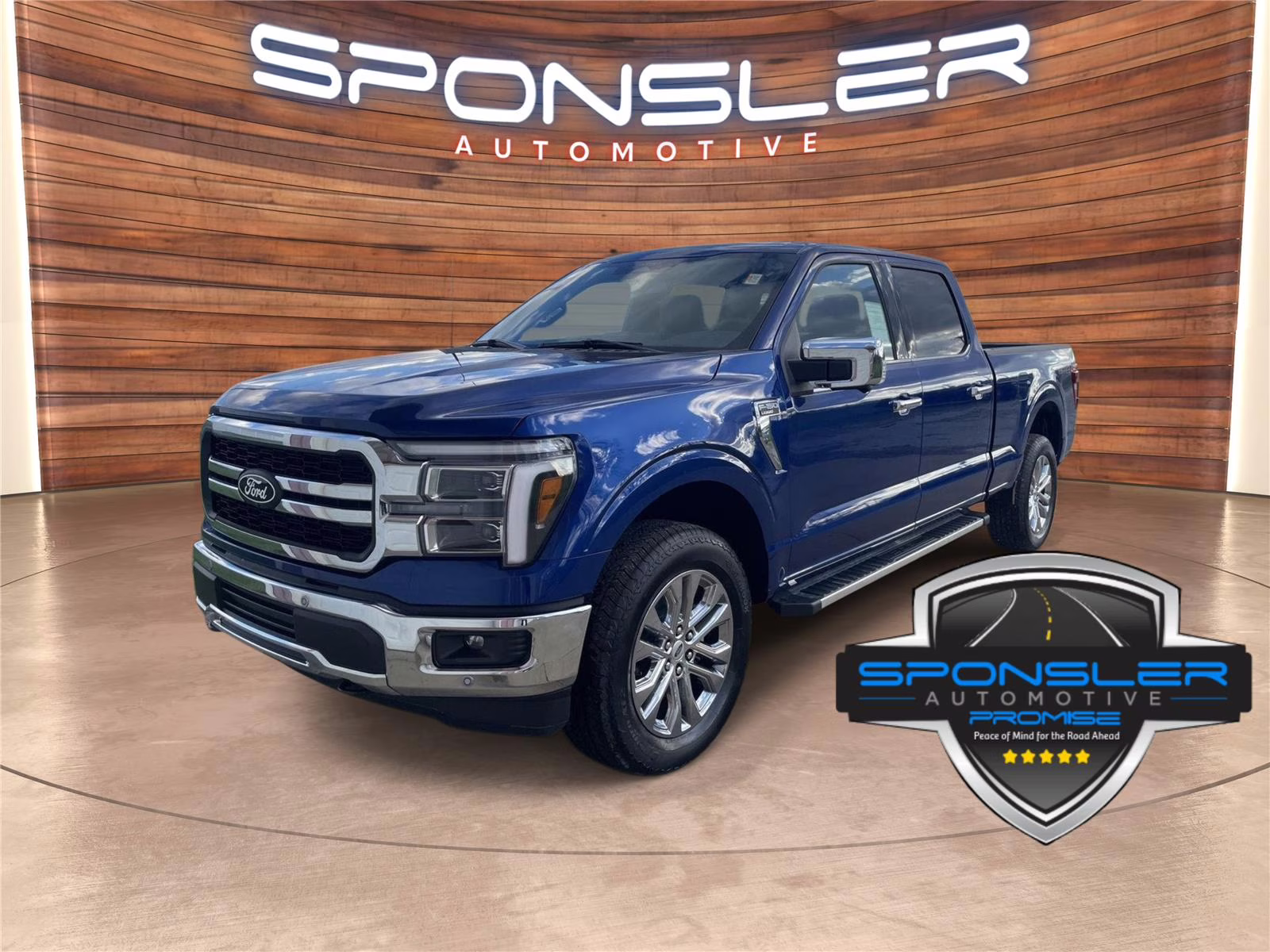 2026 Argon Blue Ford F-150 LARIAT 4X4 Truck