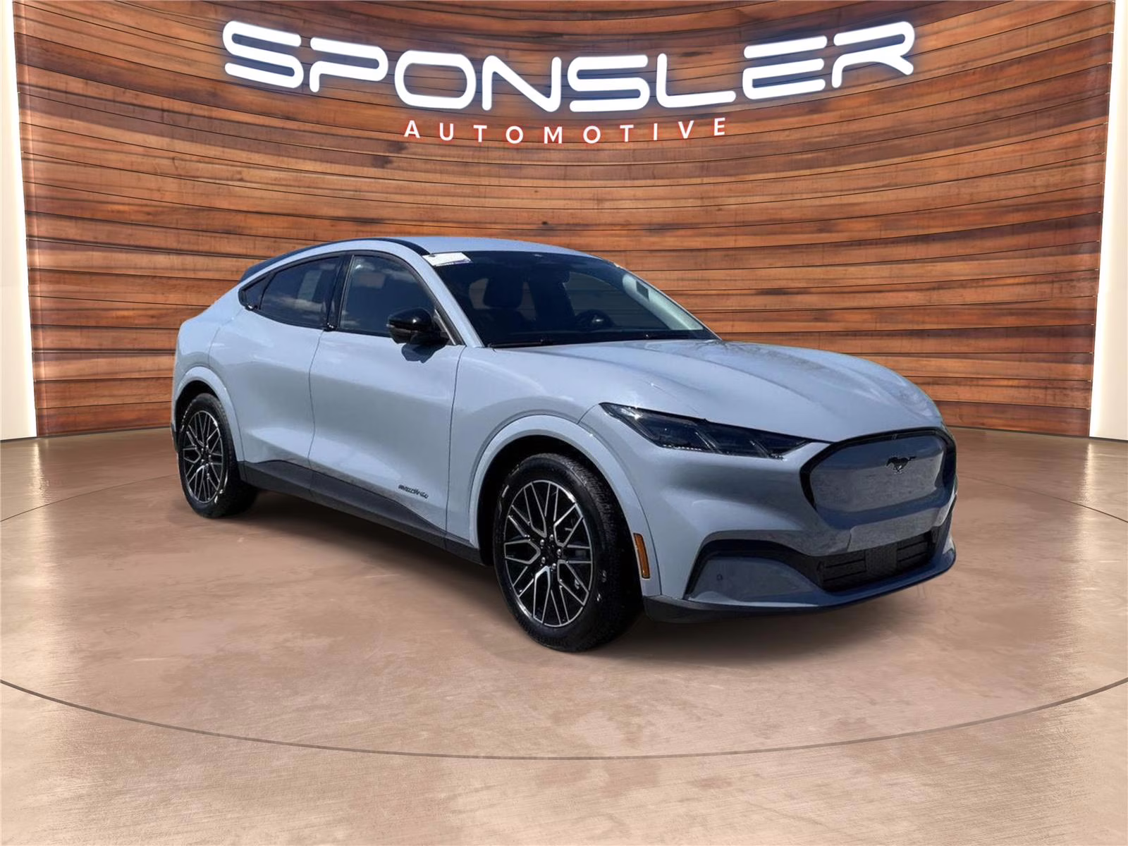 2026 Glacier Gray Metallic Tri-Coat Ford Mustang Mach-E Premium AWD SUV