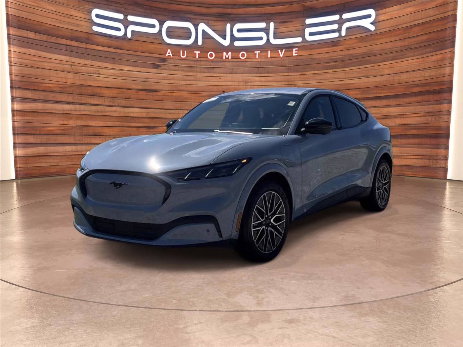 2026 Glacier Gray Metallic Tri-Coat Ford Mustang Mach-E Premium AWD SUV