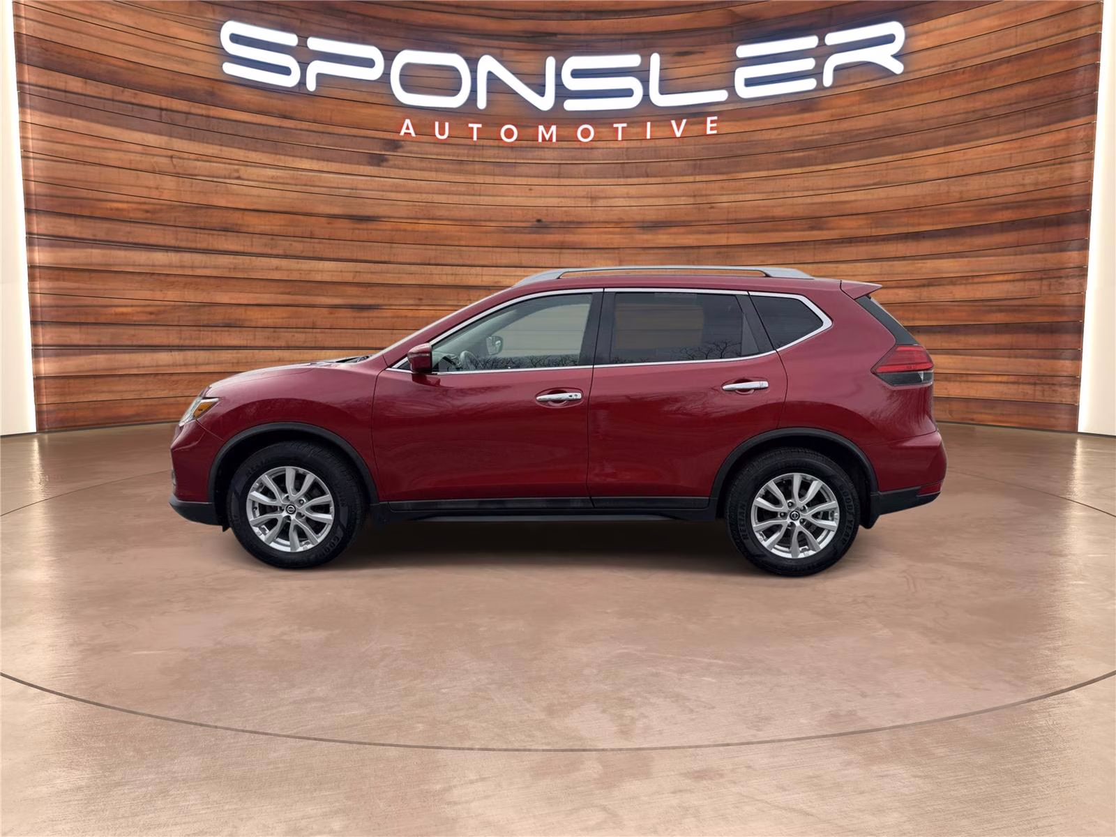 2017 Palatial Ruby Nissan Rogue SV FWD SUV
