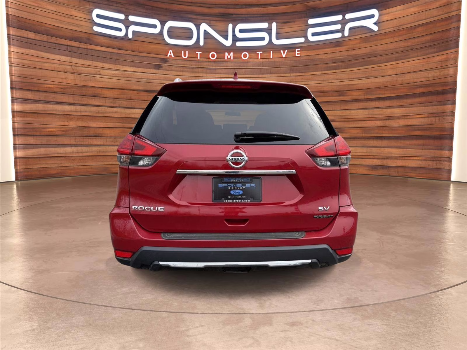 2017 Palatial Ruby Nissan Rogue SV FWD SUV