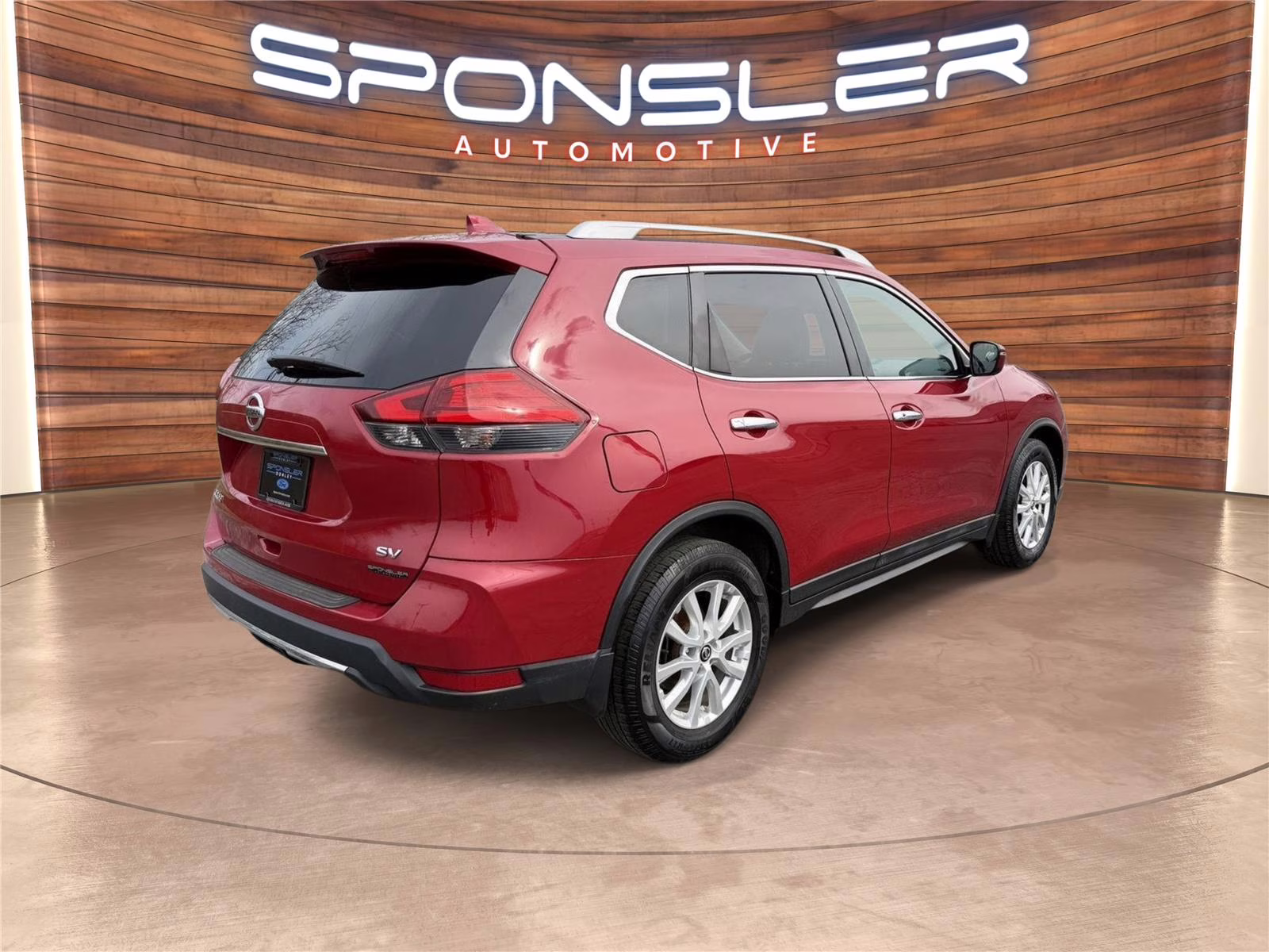 2017 Palatial Ruby Nissan Rogue SV FWD SUV
