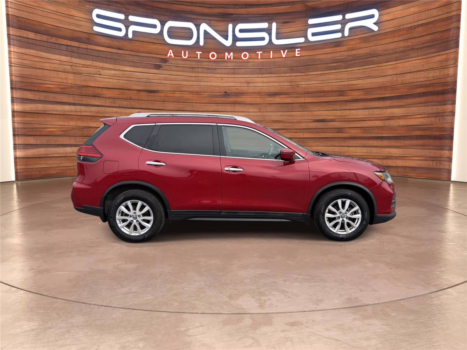 2017 Palatial Ruby Nissan Rogue SV FWD SUV