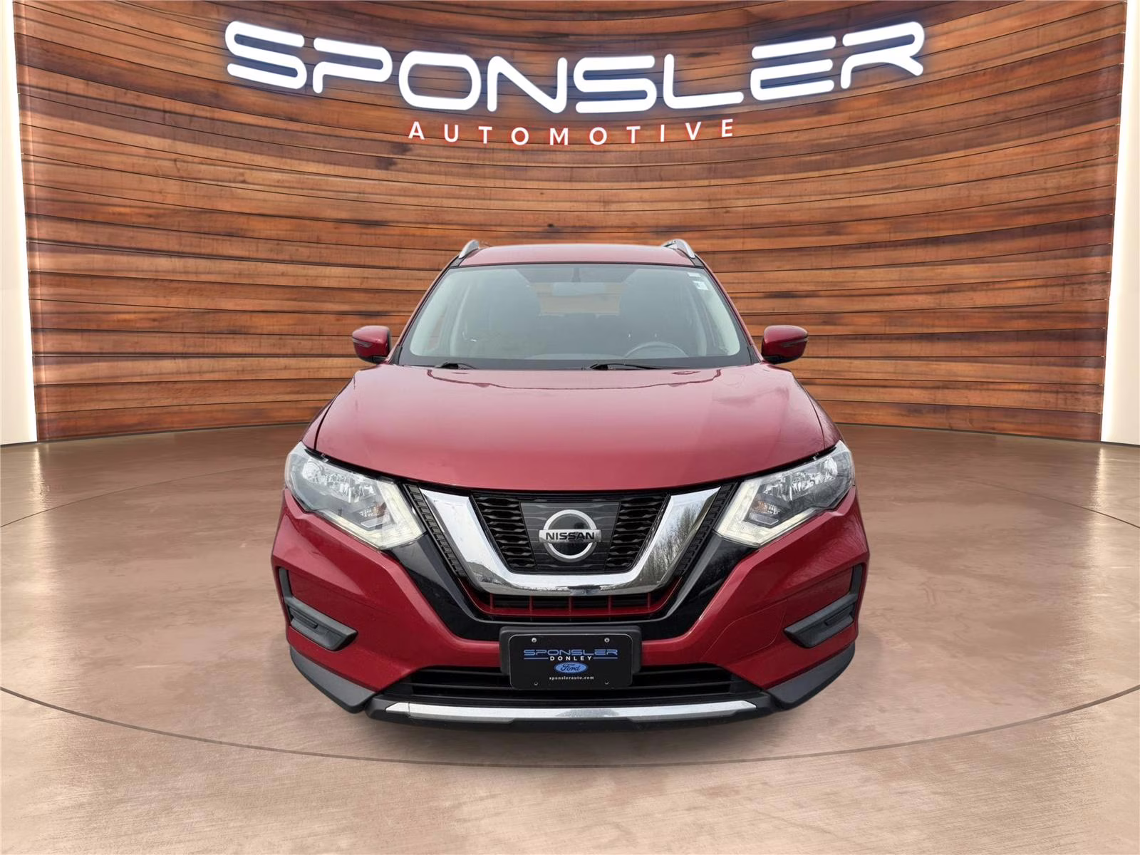 2017 Palatial Ruby Nissan Rogue SV FWD SUV