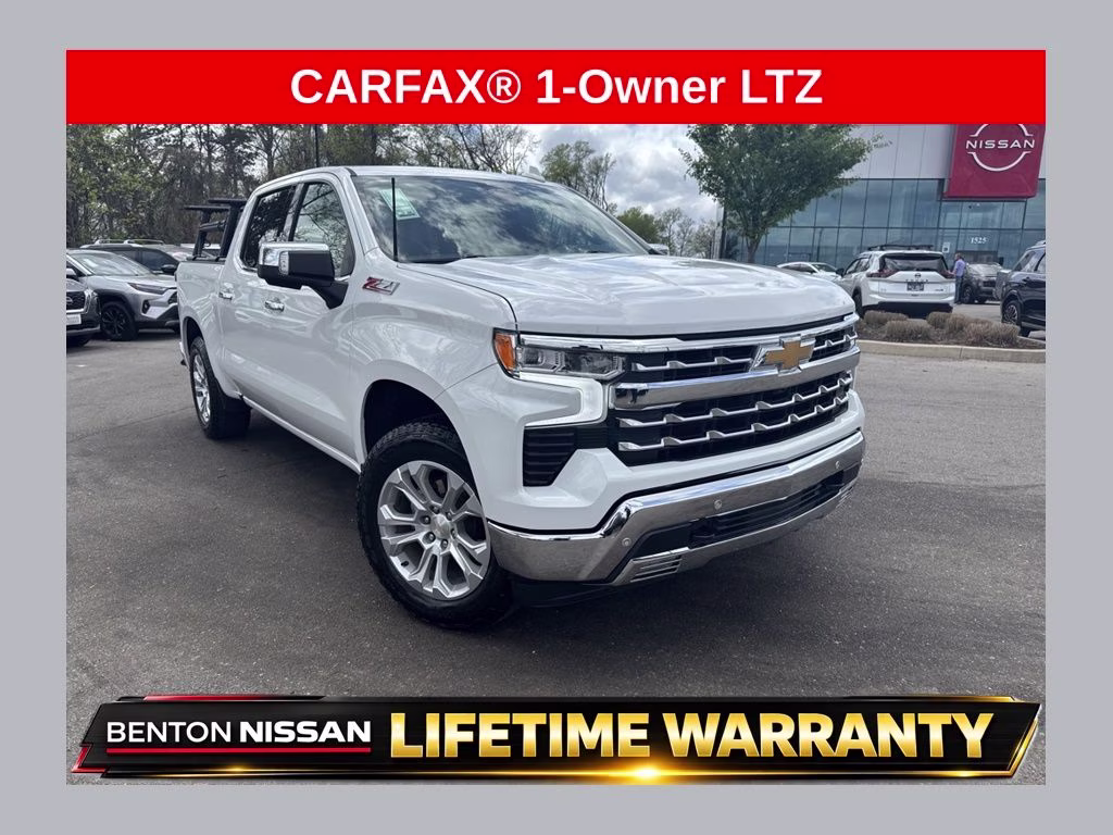 2024 Summit White Chevrolet Silverado 1500 LTZ 4X4 Truck