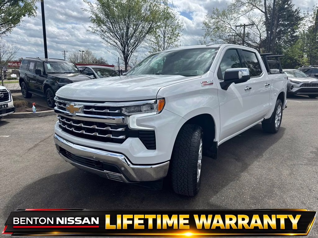 2024 Summit White Chevrolet Silverado 1500 LTZ 4X4 Truck