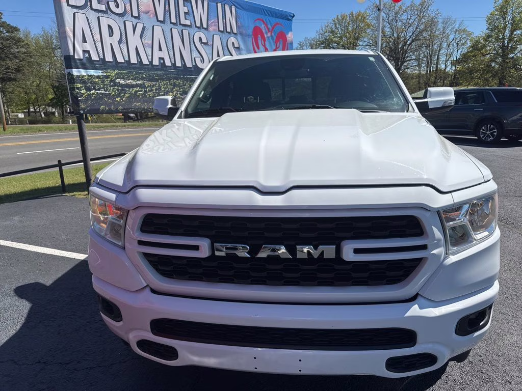 2024 Bright White Clearcoat Ram 1500 Big Horn 4X4 Truck