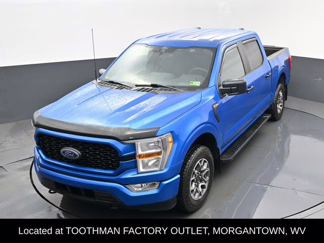 2021 Blue Metallic Ford F-150 XL 4X4 Truck