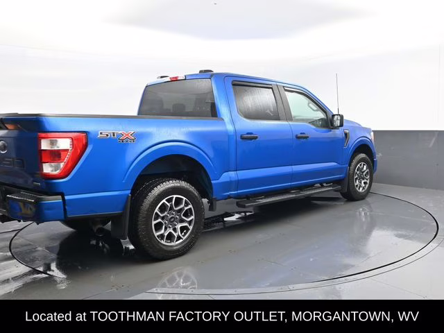 2021 Blue Metallic Ford F-150 XL 4X4 Truck