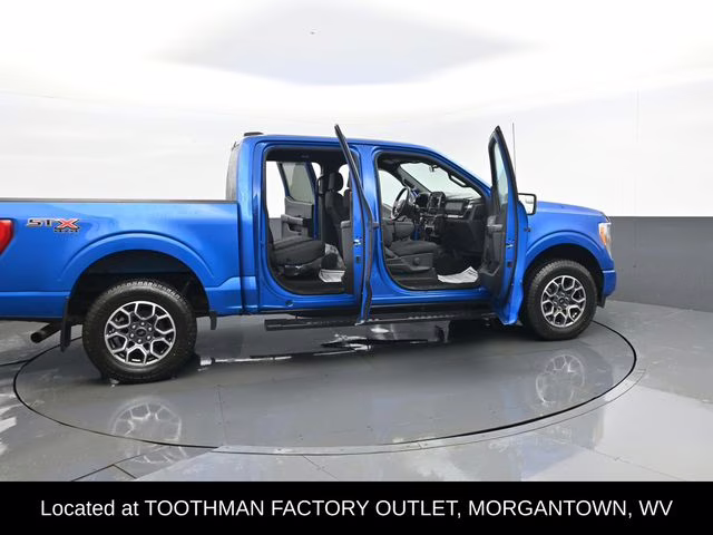 2021 Blue Metallic Ford F-150 XL 4X4 Truck