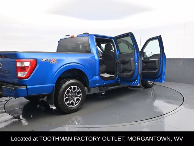 2021 Blue Metallic Ford F-150 XL 4X4 Truck